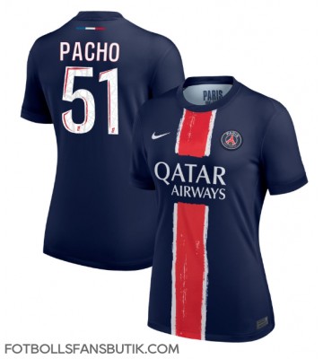 Paris Saint-Germain Willian Pacho #51 Replika Hemmatröja Damer 2024-25 Kortärmad